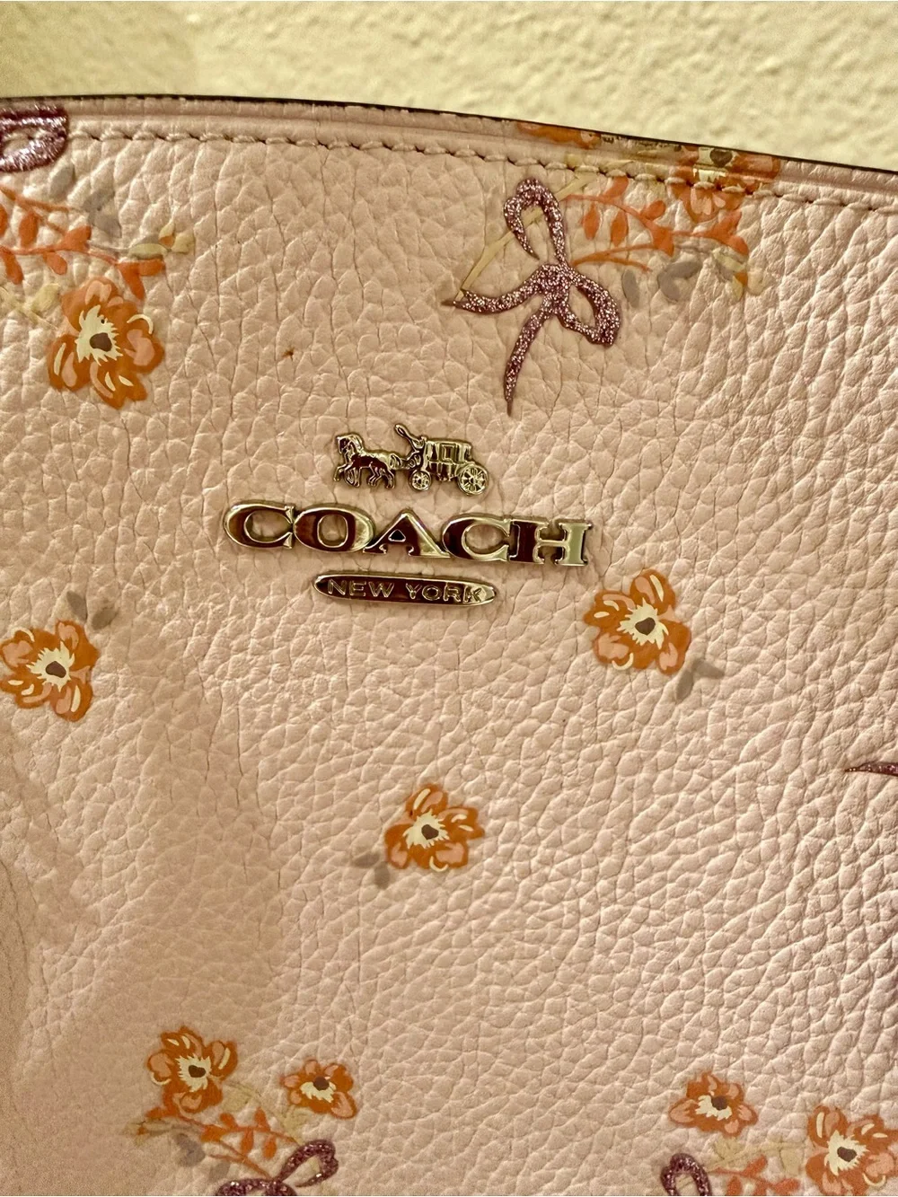 Coach Charlie 28 in floral pink ice print. Review call outs!!